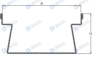Лоток -Iron Line OverCapacity- водоотводный нержавеющий, с увеличенной пропускной способностью