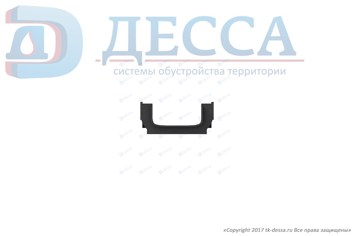 Лоток водоотводный -10.14,5.06- пластиковый